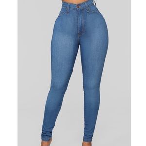 FashionNova High Waisted Jeans